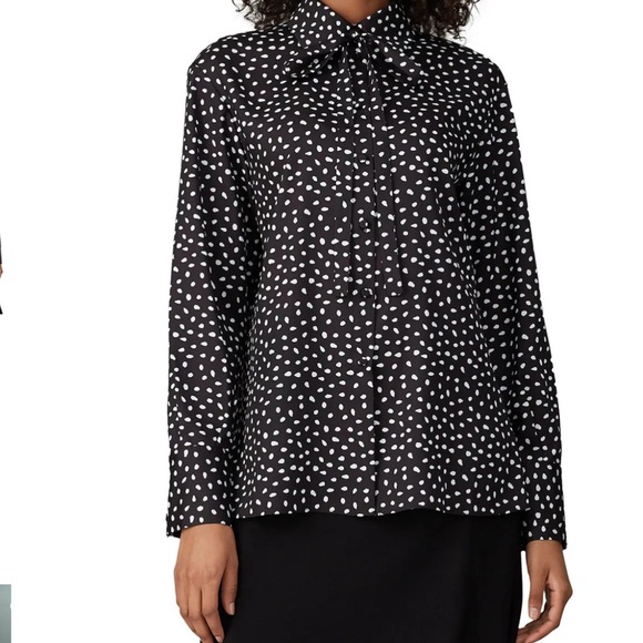 JASON WU dotted tie neck shirt size 6 NWT 😍 - Picture 6 of 14